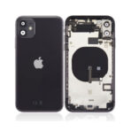 Châssis avec Logo partiellement équipé noir pour iPhone 11