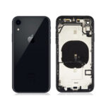 Chassis noir avec logo partiellement équipé iPhone XR
