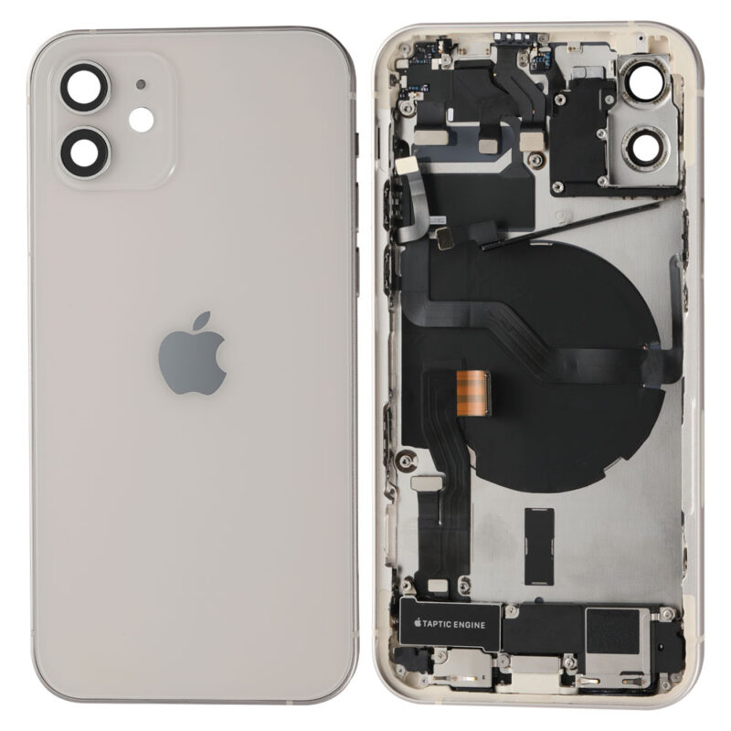 Châssis blanc complet avec logo iPhone 12