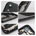 Chassis noir complet avec logo iPhone XR – Image 2