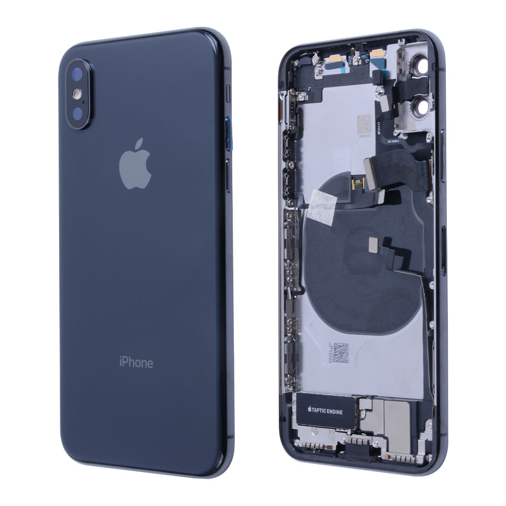 L-01 Chassis noir complet avec logo iPhone X – Image 1