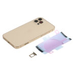 Châssis complet doré avec logo iPhone 12 Pro – Image 4