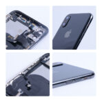 Chassis noir complet avec logo iPhone X – Image 6