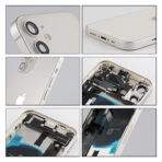 Châssis complet rouge avec logo iPhone 12 mini – Image 4