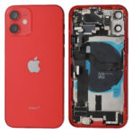 Châssis complet rouge avec logo iPhone 12 mini