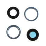 Lentilles + contour de caméra bleu iPhone 14 plus