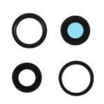 Lentilles + contour de caméra noir iPhone 14 plus