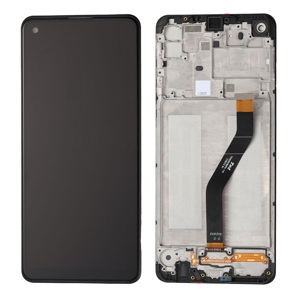 211022N006 Écran LCD Samsung Galaxy A21 (A215F) avec châssis – Image 1